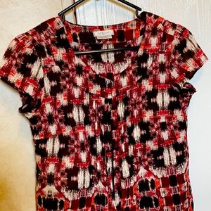 Cute multi color blouse